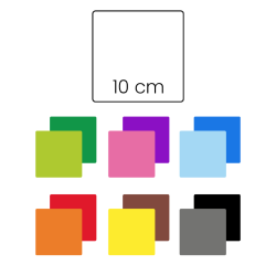 Zestaw Kartoników do kodowania 10 cm DUŻE 120 sztuk