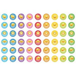 Naklejki Motywacyjne dla Dzieci - Nagroda Ocena - Buźki 54szt.