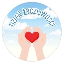 Naklejki na DZIEŃ ŻYCZLIWOŚCI Prezent 24 szt.