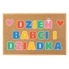 Dekoracja na gazetkę DZIEŃ BABCI I DZIADKA Napis Wycięte Litery