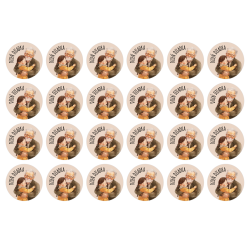 Naklejki na DZIEŃ DZIADKA Przedszkole Szkoła Prezent 24 szt.