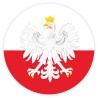 Naklejki PATRIOTYCZNE Święto Konstytucji 3 Maja Orzeł Biały Godło 24 szt.