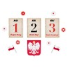 Dekoracja patriotyczna 1 i 3 MAJA ŚWIĘTO KONSTYTUCJI ŚWIĘTA MAJOWE 12 el.