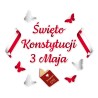 Dekoracja patriotyczna 3 MAJA ŚWIĘTO KONSTYTUCJI Szkoła Przedszkole 12 el.