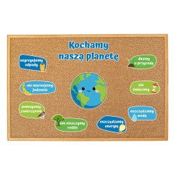 Dekoracja na gazetkę DZIEŃ ZIEMI Kochamy naszą planetę 12 el.