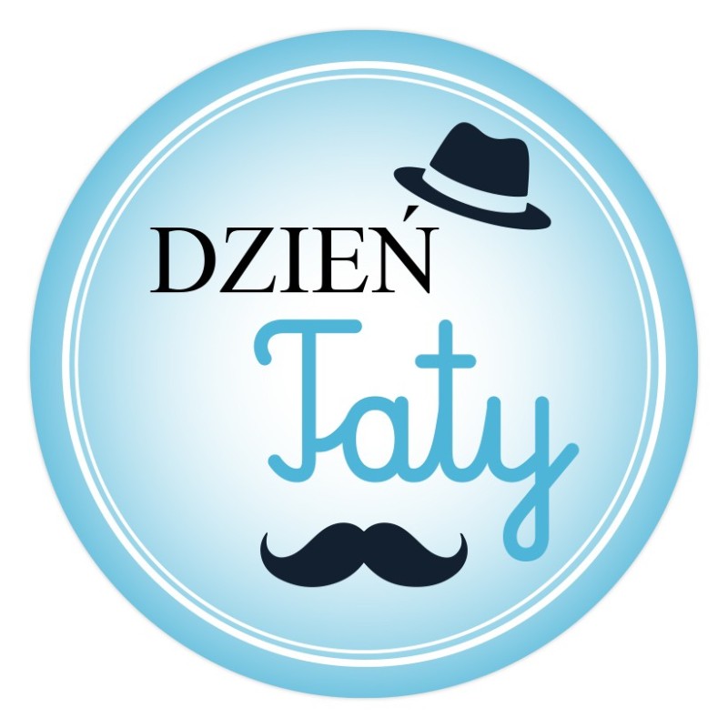 Naklejki DZIEŃ OJCA 23 czerwca Dzień Taty Prezent 24 szt.