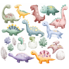 Naklejki na ścianę meble DINOZAURY