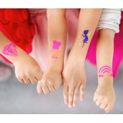 Peppa, Bing Szablony Do Tatuaży Brokatowych