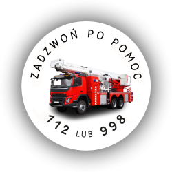 Naklejki Numery Alarmowe Pojazdy Uprzywilejowane 6 cm 120 szt.