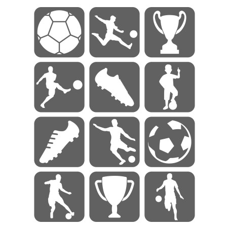 Piłka Nożna Szablony Do Tatuaży Brokatowych