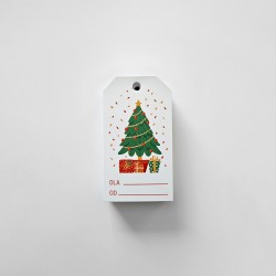 BILECIKI ZAWIESZKI na prezenty ŚWIĄTECZNE 12 sztuk