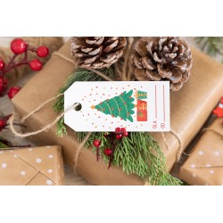 BILECIKI ZAWIESZKI na prezenty ŚWIĄTECZNE 12 sztuk