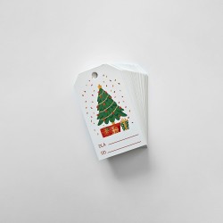 BILECIKI ZAWIESZKI na prezenty ŚWIĄTECZNE 12 sztuk