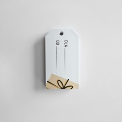 BILECIKI ZAWIESZKI na prezenty ŚWIĄTECZNE 12 sztuk