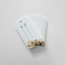 BILECIKI ZAWIESZKI na prezenty ŚWIĄTECZNE 12 sztuk