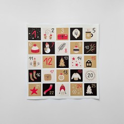 Naklejki Cyfry na Kalendarz Adwentowy Kwadratowe