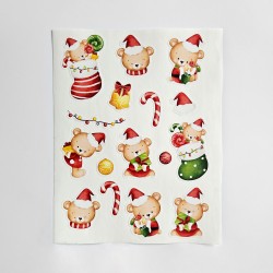 Naklejki ŚWIĄTECZNE A5 na kartki prezenty kalendarz adwentowy