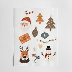 Naklejki ŚWIĄTECZNE A5 na kartki prezenty kalendarz adwentowy