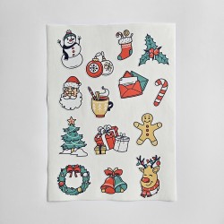 Naklejki ŚWIĄTECZNE A5 na kartki prezenty kalendarz adwentowy