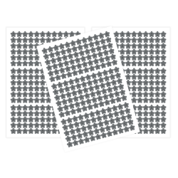 Naklejki motywacyjne Smutne gwiazdki, mix min, 612 sztuk