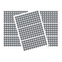 kopia Naklejki motywacyjne Uśmiechnięte serduszka, mix kolorów, 612 sztuk