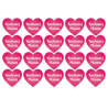Naklejki Kochanej Mamie, serduszka, 24 sztuki