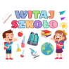 Dekoracja na rozpoczęcie roku szkolnego WITAJ SZKOŁO 16 el.