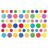 Naklejki Kolorowe Kropeczki Ozdoba DIY Kreatywność DZIEŃ KROPKI 57szt.