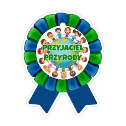 Medale papierowe PRZYJACIEL PRZYRODY Dzień Ziemi Nagroda Prezent 5 sztuk