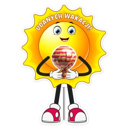 Opakowanie na lizaka ZAKOŃCZENIE ROKU wesołe słoneczko prezent