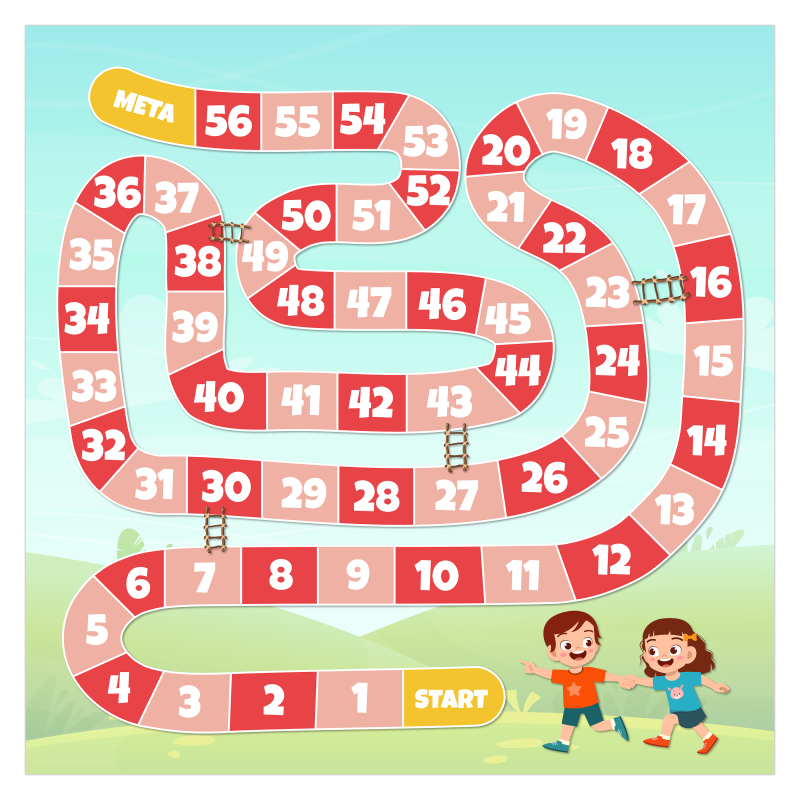 Mata Animacyjna XXL Gra planszowa PRZYGODA 150x150 cm