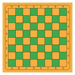 Mata Animacyjna XL Gra planszowa WARCABY 100x100 cm