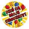 Naklejki Okolicznościowe URODZINOWE - DZIŚ SĄ MOJE URODZINY prezent 24 szt.