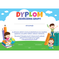 Dyplom Ukończenia Grupy Przedszkolnej A4