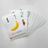 Karty edukacyjne Cyfry Plansze foliowane od 1 do 10 A5 10 szt