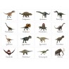 Karty edukacyjne Dinozaury Fiszki dla dzieci Dzień dinozaura A6 32 szt