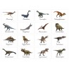 Karty edukacyjne Dinozaury Fiszki dla dzieci Dzień dinozaura A6 32 szt
