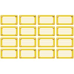 Naklejki szkolne na zeszyty książki 16 sztuk EMOTKI EMOJI