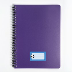 Naklejki szkolne na zeszyty książki 16 sztuk PIŁKA NOŻNA