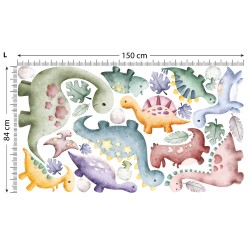 Naklejki na ścianę meble DINOZAURY