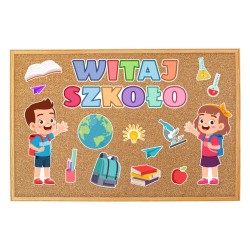 Dekoracja na rozpoczęcie roku szkolnego WITAJ SZKOŁO 16 el.