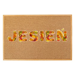 Dekoracja na gazetkę JESIEŃ Napis wycięte litery