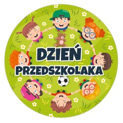 Naklejki dla dzieci na DZIEŃ PRZEDSZKOLAKA Prezent 24 szt.