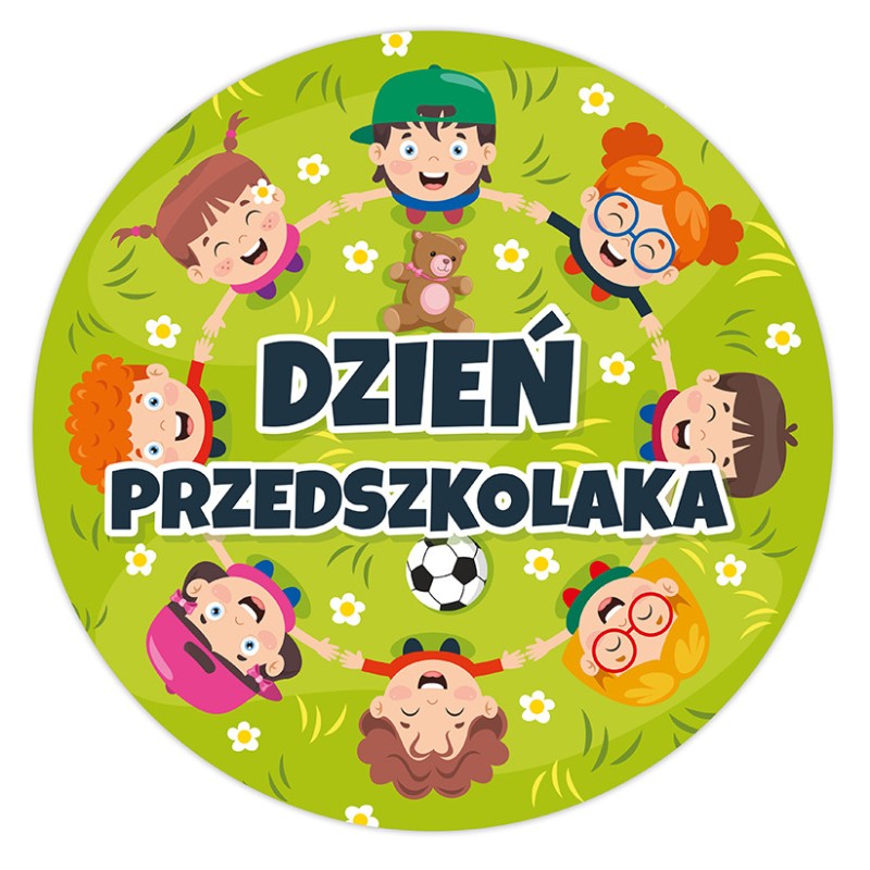 Naklejki dla dzieci na DZIEŃ PRZEDSZKOLAKA Prezent 24 szt.