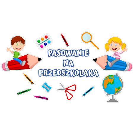 Dekoracja na gazetkę Pasowanie na Przedszkolaka Przedszkole 15 el.