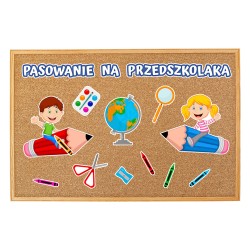 Dekoracja na gazetkę Pasowanie na Przedszkolaka Przedszkole 15 el.